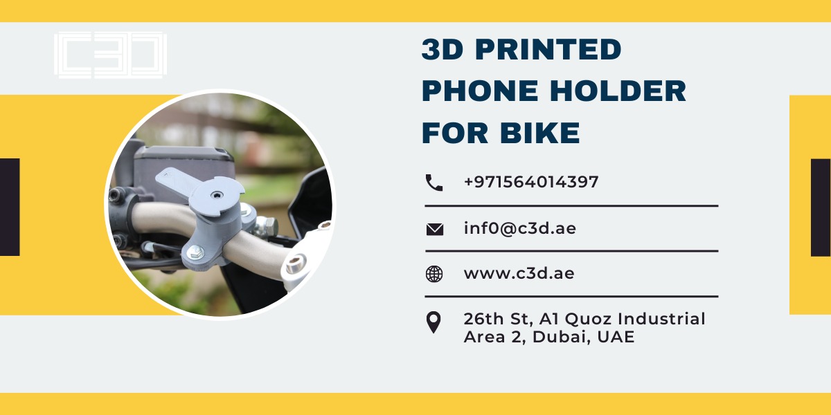 3D Printed Phone Holder For Bike